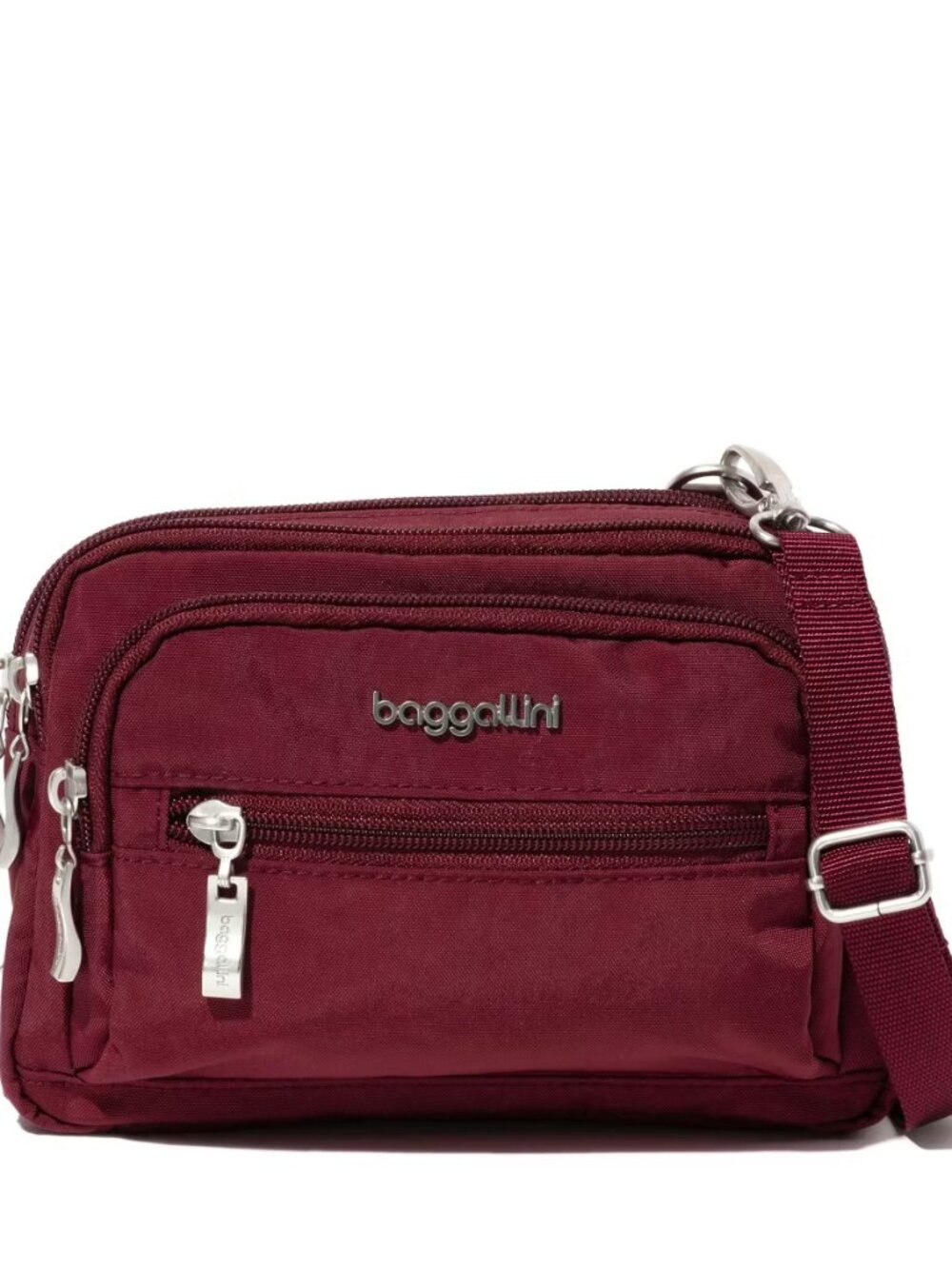 Baggallini Maroon Crossbody Bag